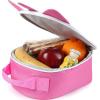 imageArctic Zone Animal Shape Lunch Bag with 210g Ice Pack and 4 Piece Kids Sandwich Set  Unicorn Pink