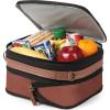 imageArctic Zone Canvas Expandable Horizontal Lunch Box with Removable Shoulder Strap  BlueBlack