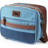 imageArctic Zone Canvas Expandable Horizontal Lunch Box with Removable Shoulder Strap  BlueBlue