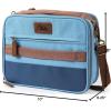 imageArctic Zone Canvas Expandable Horizontal Lunch Box with Removable Shoulder Strap  BlueBlue