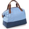 imageArctic Zone Canvas Heathered Eco Expandable Lunch Pack  Insulated Lunch Bag  BlackBlue