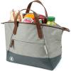 imageArctic Zone Canvas Heathered Eco Expandable Lunch Pack  Insulated Lunch Bag  BlackGray