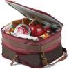imageArctic Zone Canvas Heathered Eco Expandable Lunch Pack  Insulated Lunch Bag  BlackWine