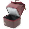 imageArctic Zone Canvas Heathered Eco Expandable Lunch Pack  Insulated Lunch Bag  BlackWine