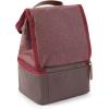 imageArctic Zone Canvas Heathered Eco Expandable Lunch Pack  Insulated Lunch Bag  BlackWine
