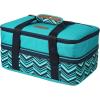 imageArctic Zone Expandable Thermal Insulated Food Carrier Large Teal FabricTeal