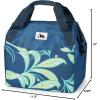 imageArctic Zone High Performance Meal Prep Lunch Bag MD with 6 Piece Printed Leak Proof Bento and 250g High Performance Ice Pack  Leafy GreyLeafy Grey