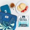 imageArctic Zone High Performance Meal Prep Lunch Bag MD with 6 Piece Printed Leak Proof Bento and 250g High Performance Ice Pack  Leafy GreyLeafy Grey