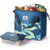 imageArctic Zone High Performance Meal Prep Lunch Bag MD with 6 Piece Printed Leak Proof Bento and 250g High Performance Ice Pack  Leafy GreyLeafy Grey
