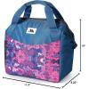 imageArctic Zone High Performance Meal Prep Lunch Bag MD with 6 Piece Printed Leak Proof Bento and 250g High Performance Ice Pack  Leafy GreyNocturnal Orchid