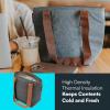 imageArctic Zone Insulated Lunch Tote Bag for Women  Lunch Box Cooler Tote BagHeathered Gray