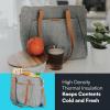 imageArctic Zone Insulated Lunch Tote Bag for Women  Lunch Box Cooler Tote BagHeathered Gray