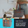 imageArctic Zone Insulated Lunch Tote Bag for Women  Lunch Box Cooler Tote BagHeathered Gray