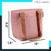imageArctic Zone Insulated Lunch Tote Bag for Women  Lunch Box Cooler Tote BagHeathered Rose Tan