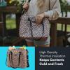 imageArctic Zone Insulated Lunch Tote Bag for Women  Lunch Box Cooler Tote BagLeopard Blot