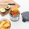 imageArctic Zone Insulated Thermal Bowl with 4Lock Lid  16 oz  Red  BPA Free Leakproof Food ContainerGray