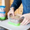 imageArctic Zone Interlocking Ice Bricks  2Pack DoubleSided Ice Bricks  Snaps Onto Container Lids  GreenGreen