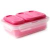 imageArctic Zone Interlocking Ice Bricks  2Pack DoubleSided Ice Bricks  Snaps Onto Container Lids  GreenPink