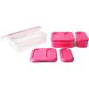 imageArctic Zone Interlocking Ice Bricks  2Pack DoubleSided Ice Bricks  Snaps Onto Container Lids  GreenPink