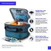 imageArctic Zone Titan Deep Freeze Fridge Cold Expandable Insulated Horizontal Lunch Pack with 2X 250g High Performance Ice Walls BlueBlue