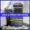 imageArctic Zone Ultimate Secret Lunch Bucket  Dual Compartment Insulated Lunch Pack  NavyBlack
