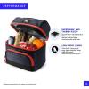 imageArctic Zone Ultimate Secret Lunch Bucket  Dual Compartment Insulated Lunch Pack  NavyNavy