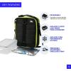 imageArctic Zone Ultimate Upright Expandable Lunch Pack Dual Compartment Insulated  BlackBlack