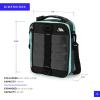 imageArctic Zone Ultimate Upright Expandable Lunch Pack Dual Compartment Insulated  BlackGray