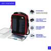 imageArctic Zone Ultimate Upright Expandable Lunch Pack Dual Compartment Insulated  BlackNavy