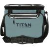 imageTitan Arctic Zone  Insulated LeakProof Collapsible Cooler Bag Holds 40 Cans Teal Blue