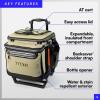 imageTitan Deep Freeze 60 5010 Can Wheeled Cooler  Collapsible Rolling Cooler with Wheels and AllTerrain CartMoss
