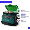 imageTitan Deep Freeze Coolers  Zipperless Hardbody Cooler  Deep Freeze Insulation HardBody Liner and SmartShelfPine