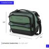 imageTitan Fridge Cold Crush Resistant Expandable Lunch Bag  With Reusable Gel Ice Packs Plus Food Container Set  Sail BlueSage Green