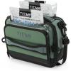 imageTitan Fridge Cold Crush Resistant Expandable Lunch Bag  With Reusable Gel Ice Packs Plus Food Container Set  Sail BlueSage Green