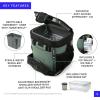 imageTitan Fridge Cold Zipperless Insulated Lunch Box  With Reusable Gel Ice Packs Plus Food Container Set  Sage GreenSail Blue