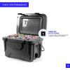 imageTitan Hard Ice Chest Cooler Roto Cooler with Microban Protection and Deep Freeze InsulationGray