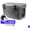 imageTitan Hard Ice Chest Cooler Roto Cooler with Microban Protection and Deep Freeze InsulationGray