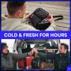 imageTitan High Performance Fridge Cold Expandable Insulated Lunch Box  BlackSilverBlack