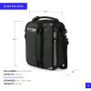 imageTitan High Performance Fridge Cold Expandable Insulated Lunch Box  BlackSilverBlack