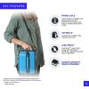imageTitan High Performance Fridge Cold Expandable Insulated Lunch Box  BlackSilverBlue