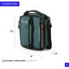 imageTitan High Performance Fridge Cold Expandable Insulated Lunch Box  BlackSilverJungle Hunt
