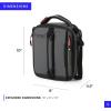 imageTitan High Performance Fridge Cold Expandable Insulated Lunch Box  BlackSilverSharkskin Gray