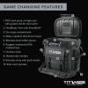 imageTitan PRO High Performance Welded Cooler  36 Can Capacity  Waterproof Cooler with Air Lock Latch and Leak Proof Interior  Bottomland Camo by Mossy OakGray