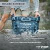 imageTitan PRO High Performance Welded Cooler  36 Can Capacity  Waterproof Cooler with Air Lock Latch and Leak Proof Interior  Bottomland Camo by Mossy OakGray