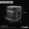 imageTitan PRO High Performance Welded Cooler  36 Can Capacity  Waterproof Cooler with Air Lock Latch and Leak Proof Interior  Bottomland Camo by Mossy OakGray