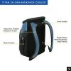 imageTitan by Arctic Zone Deep Freeze Backpack Cooler 24 CanMarine Blue