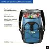 imageTitan by Arctic Zone Deep Freeze Backpack Cooler 24 CanMarine Blue