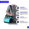 imageTitan by Arctic Zone Deep Freeze Cooler  Zipperless Hardbody Cooler  Deep Freeze Insulation HardBody Liner and SmartShelfBlue Lagoon