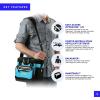 imageTitan by Arctic Zone Deep Freeze Cooler  Zipperless Hardbody Cooler  Deep Freeze Insulation HardBody Liner and SmartShelfBlue Lagoon