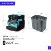 imageTitan by Arctic Zone Deep Freeze Cooler  Zipperless Hardbody Cooler  Deep Freeze Insulation HardBody Liner and SmartShelfBlue Lagoon